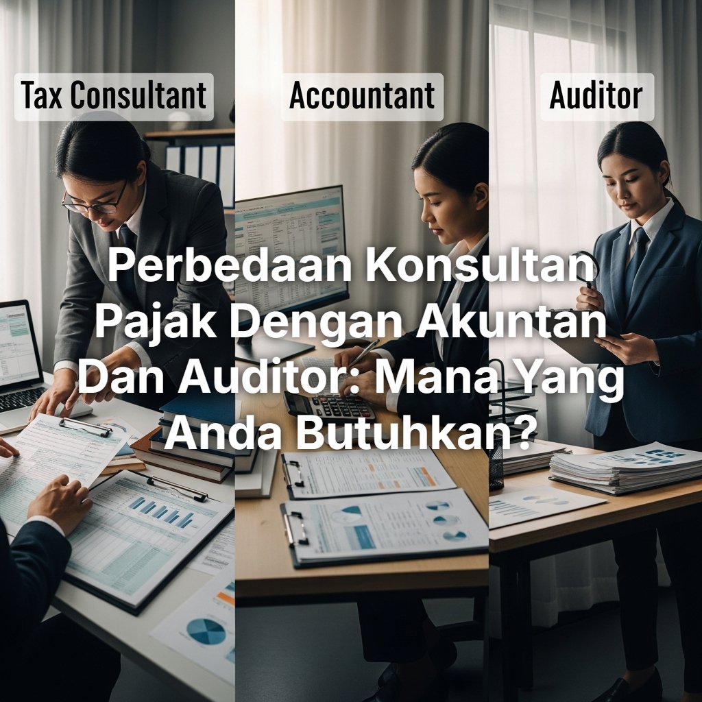 Perbedaan Konsultan Pajak dengan Akuntan dan Auditor: Mana yang Anda Butuhkan?