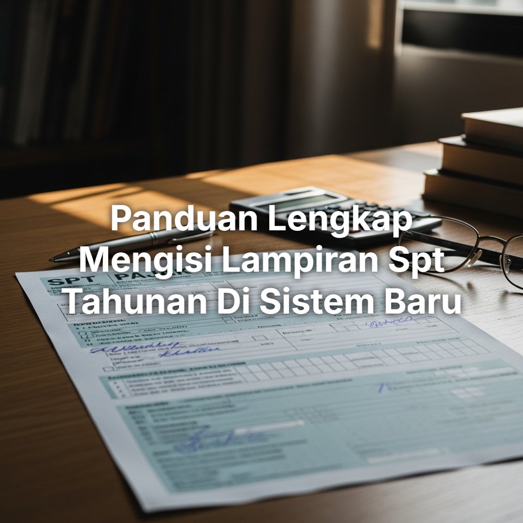 Panduan Lengkap Mengisi Lampiran SPT Tahunan di Sistem Baru