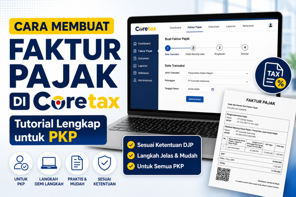 Cara Membuat Faktur Pajak di Coretax: Tutorial Lengkap untuk PKP