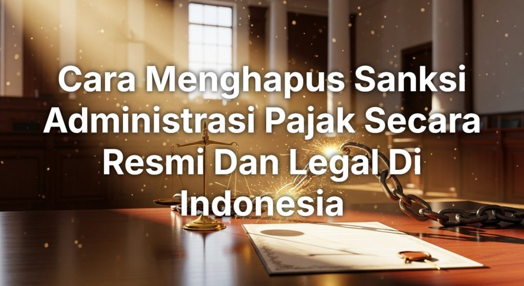 Cara Menghapus Sanksi Administrasi Pajak secara Resmi dan Legal di Indonesia
