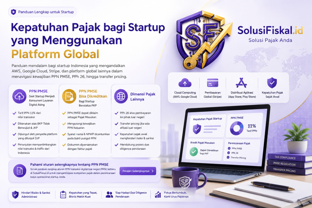 Kepatuhan Pajak bagi Startup yang Menggunakan Platform Global