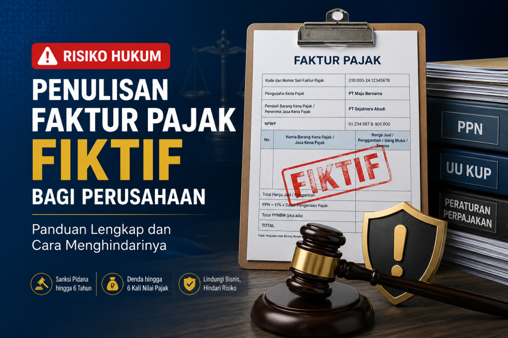 Risiko Hukum Penulisan Faktur Pajak Fiktif bagi Perusahaan: Panduan Lengkap dan Cara Menghindarinya