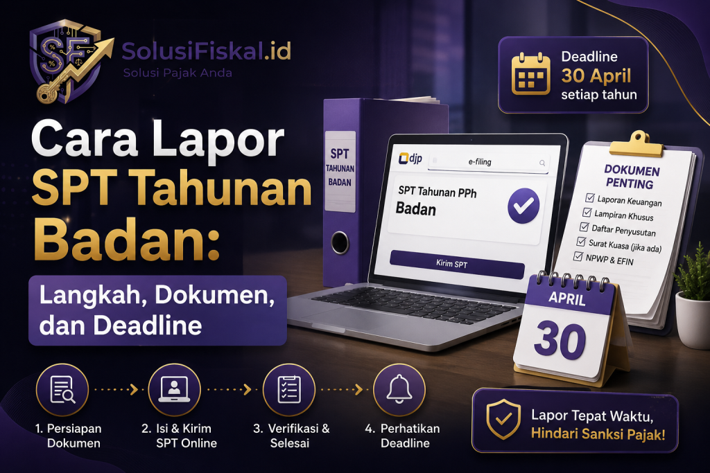Cara Lapor SPT Tahunan Badan: Langkah, Dokumen, dan Deadline