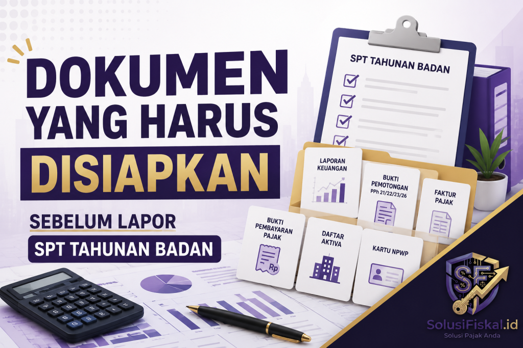 Dokumen yang Harus Disiapkan Sebelum Lapor SPT Tahunan Badan